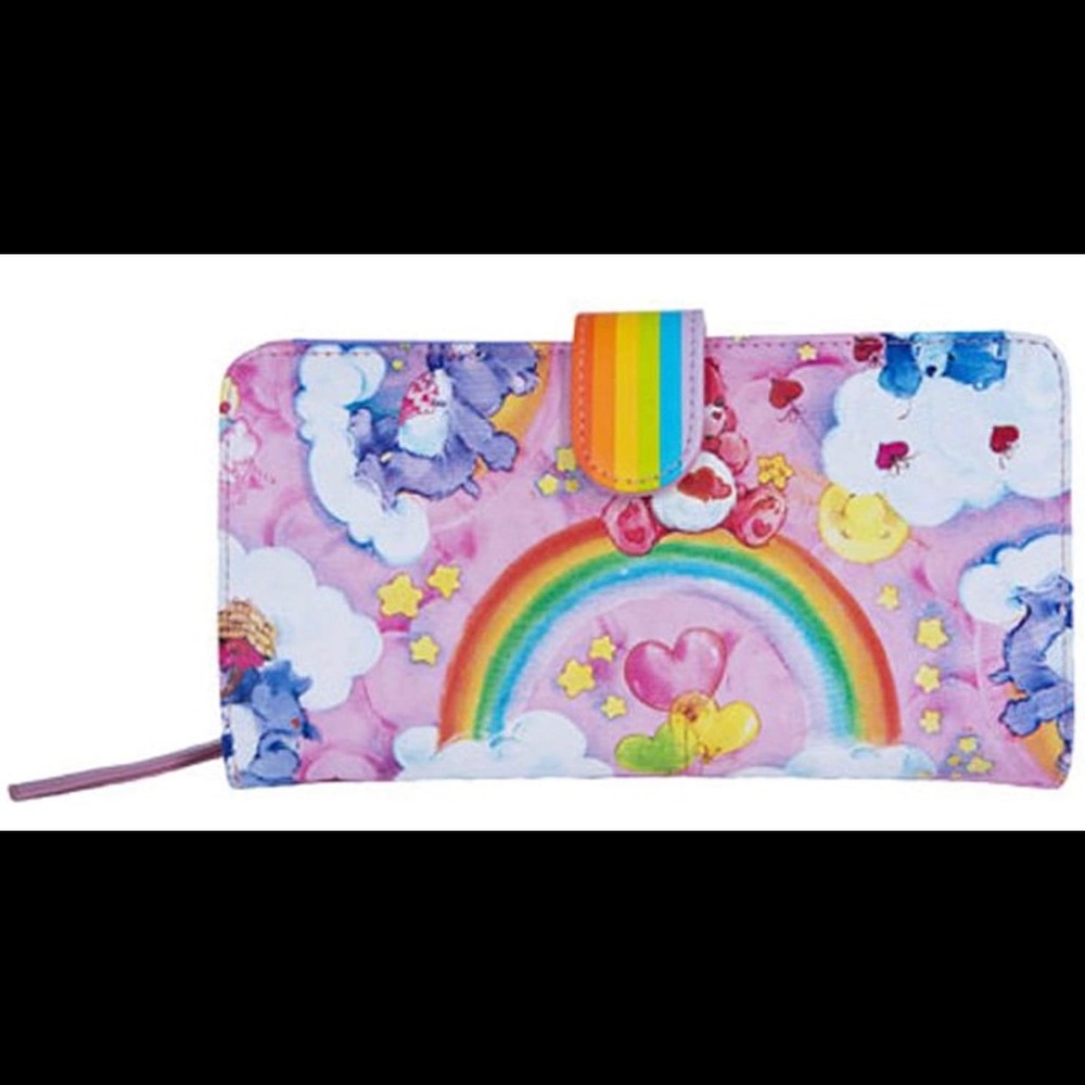 ISO PINK IRON FIST CARE BEAR WALLET <3